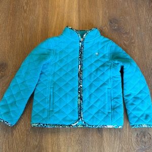 Lily Pulitzer Kids Quilted Fleece Jacket size 5
